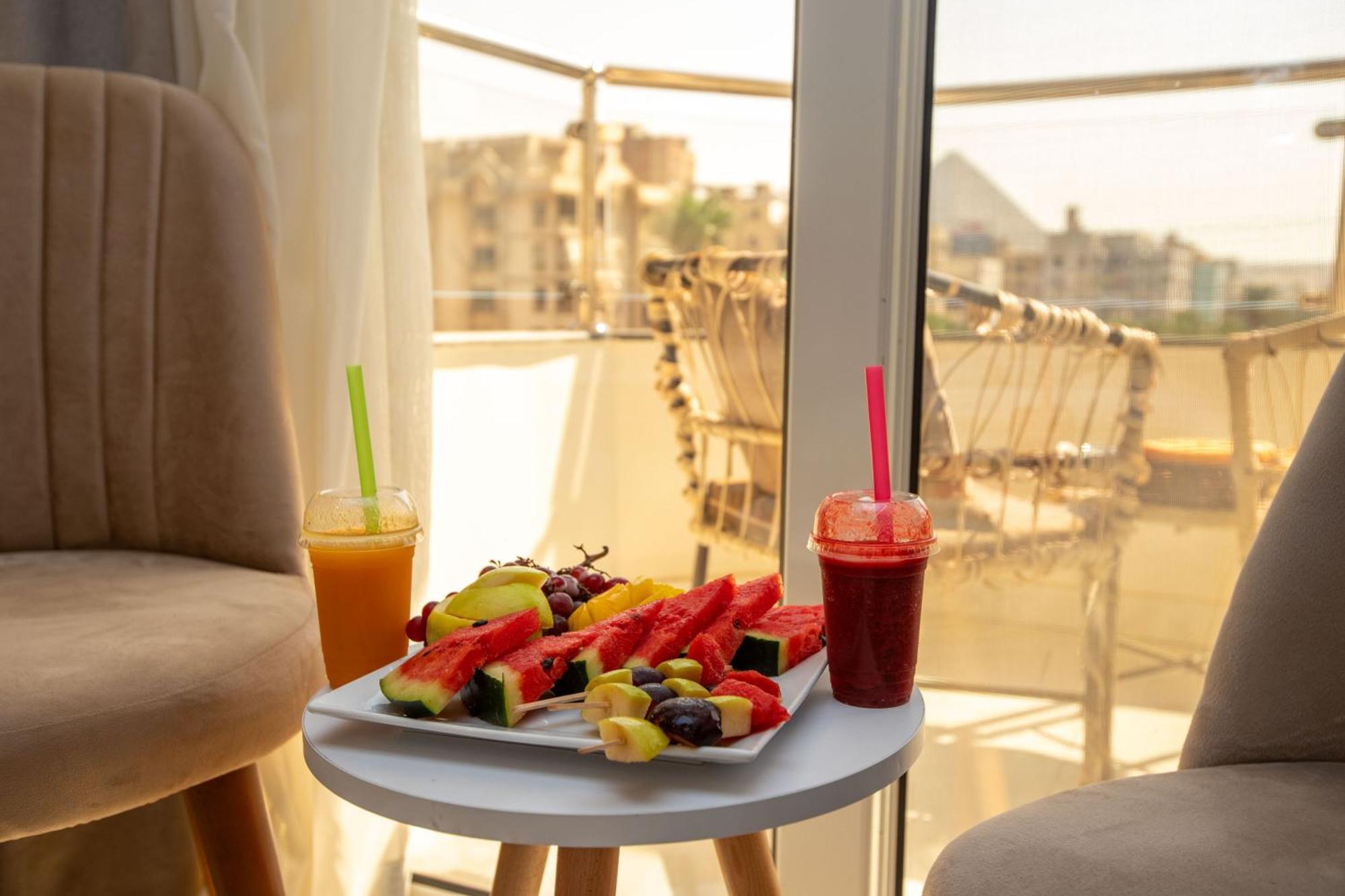 Khattab Pyramids View Hotel Kafret el-Gabal 外观 照片